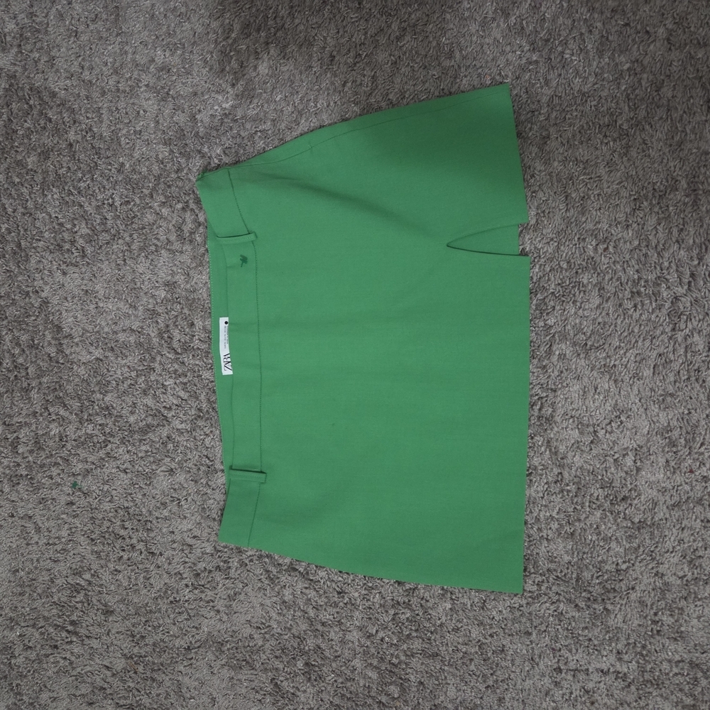 Zara Bright Green Mini Skirt - Picture 5 of 6